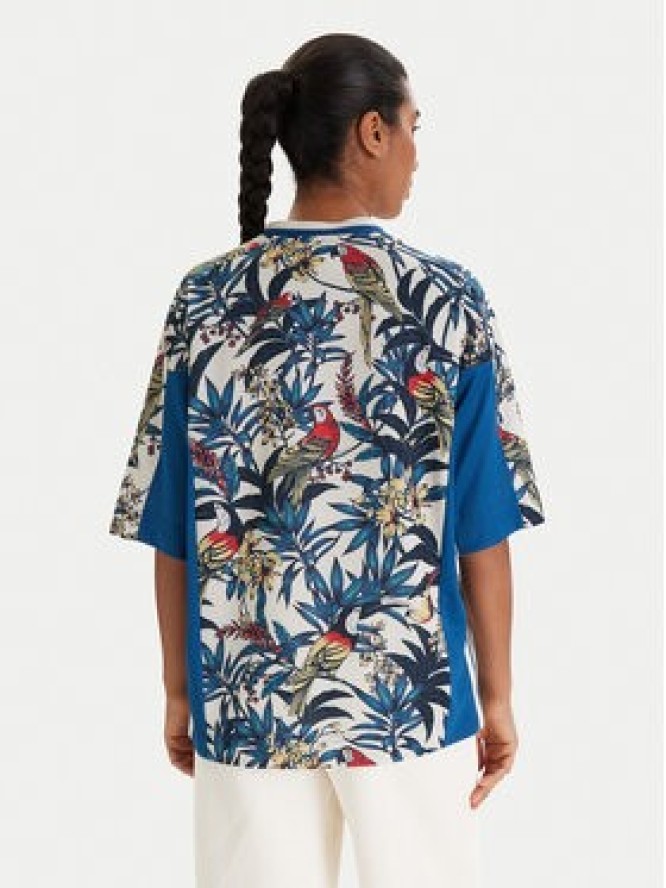 adidas T-Shirt Farm Rio Premium KD4629 Niebieski Loose Fit