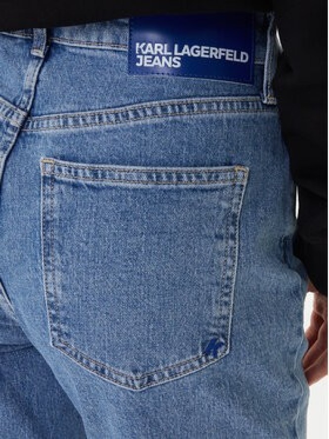 Karl Lagerfeld Jeans Jeansy B1W10076 Niebieski Mom Fit