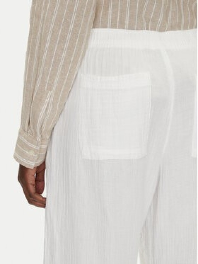 Gap Spodnie materiałowe 713952-00 Biały Regular Fit