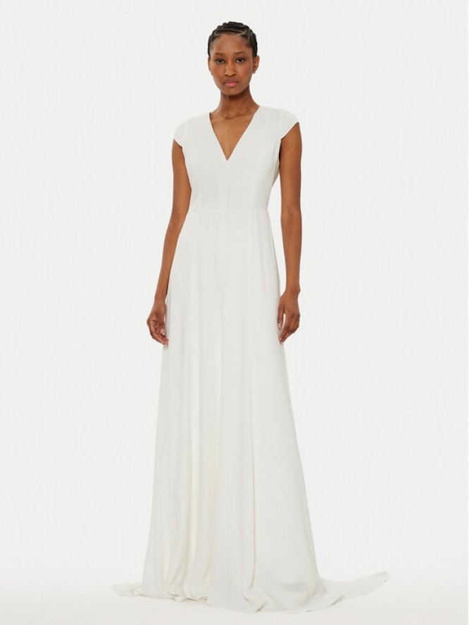 IVY OAK Sukienka wieczorowa Daria IO1100X7272 Biały Slim Fit