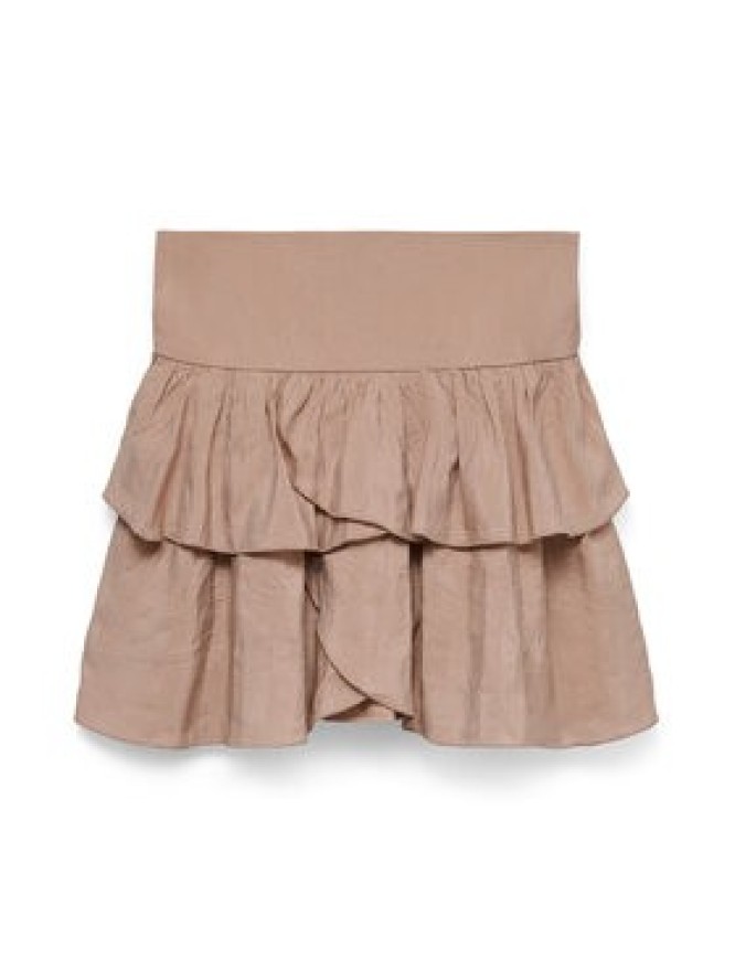 Vero Moda Spódnica mini Clara 10336425 Beżowy Regular Fit