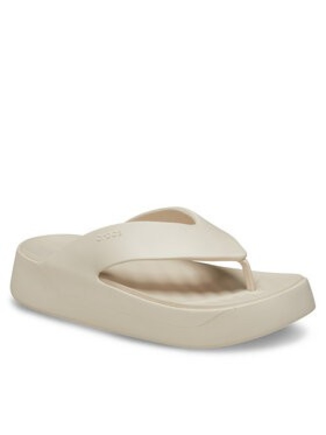 Crocs Japonki Getaway Platform Flip 209410 Beżowy