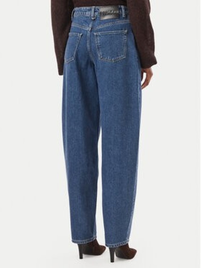 HUGO Jeansy Gimine 50563510 Granatowy Wide Leg