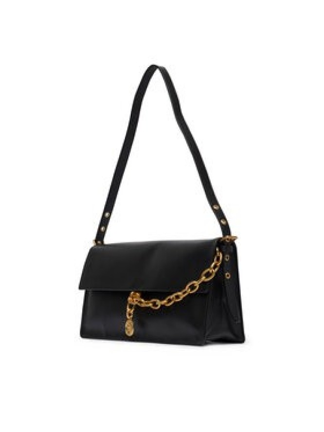 Tommy Hilfiger Torebka Crest Leather Conv Shoulder Bag AW0AW19015 Czarny