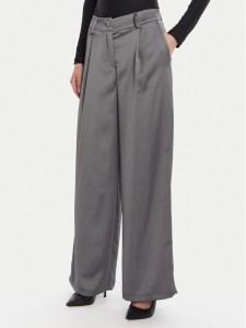 Rinascimento Spodnie palazzo CFC0124993003 Szary Wide Leg