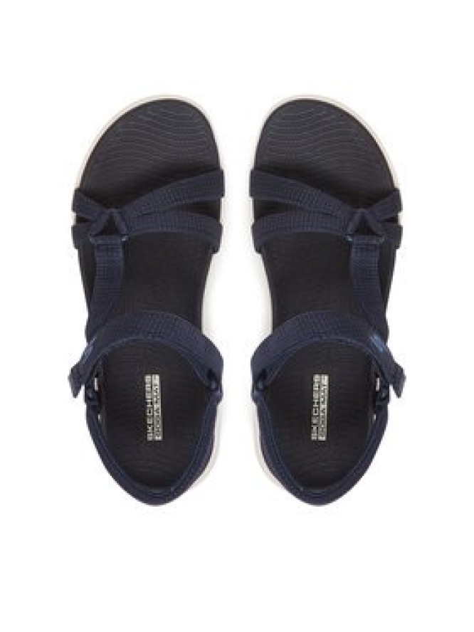 Skechers Sandały Go Walk Flex Sandal-Sublime 141451/NVY Granatowy