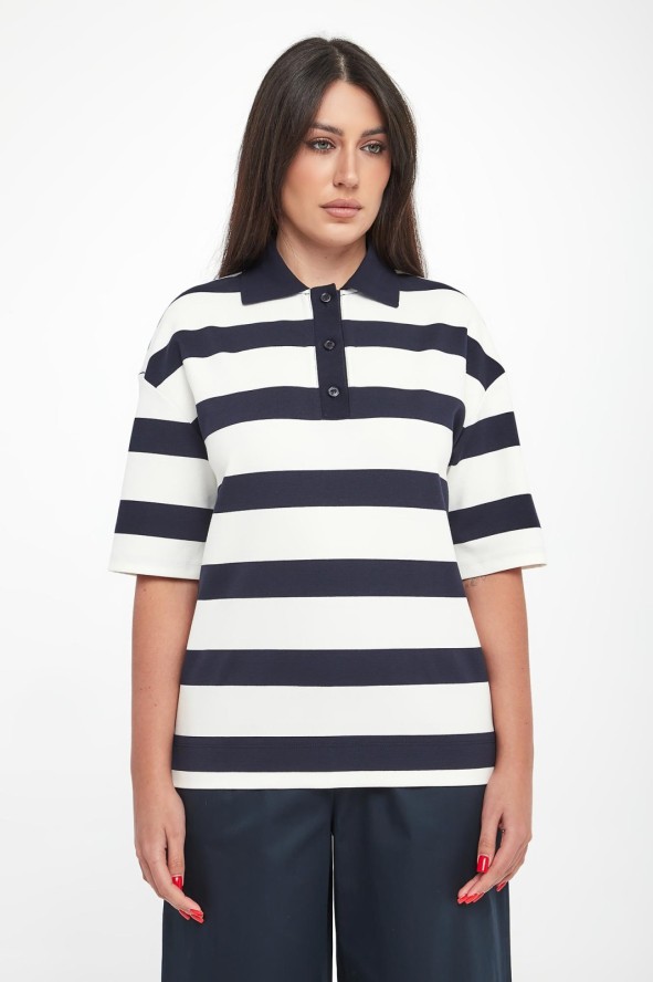 Polo damskie w paski Labetaia MM