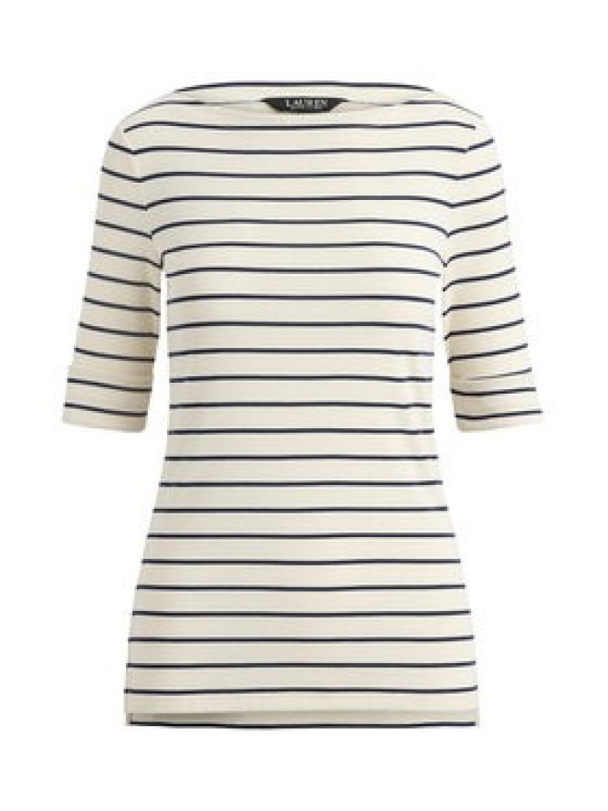 LAUREN RALPH LAUREN Bluzka 200P03723002 Beżowy Slim Fit