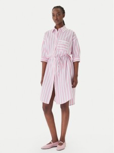 JOOP! Jeans Sukienka koszulowa Dua 30102576 Różowy Regular Fit