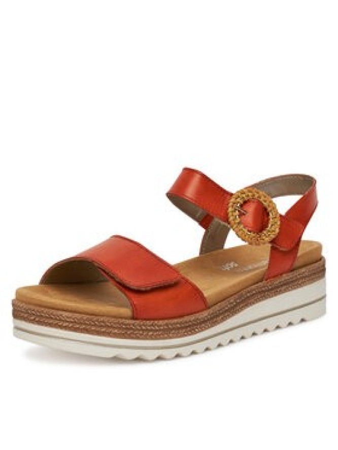 Remonte Sandały D0Q52-39 Pomarańczowy