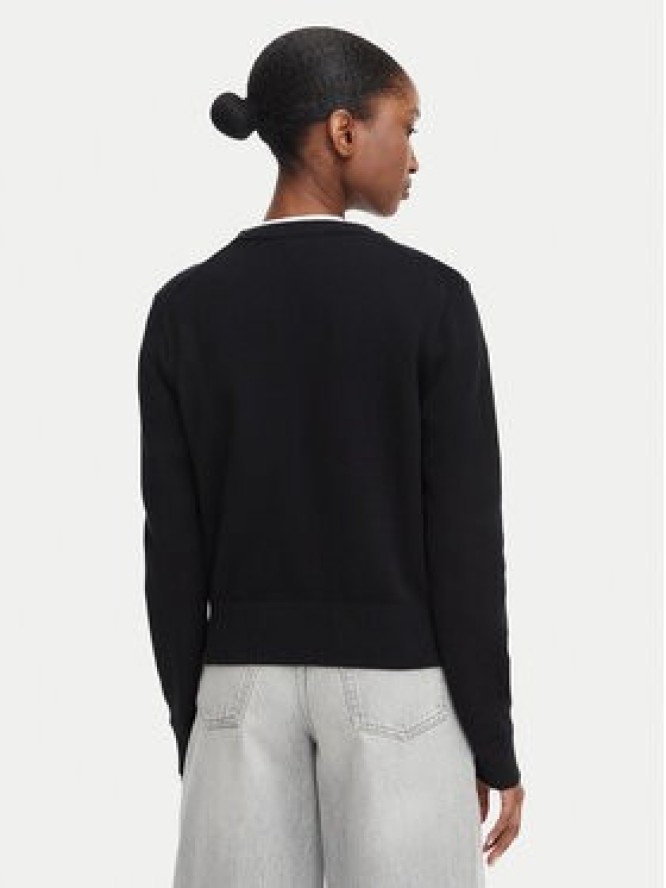Calvin Klein Jeans Sweter LV047G322G Czarny Regular Fit