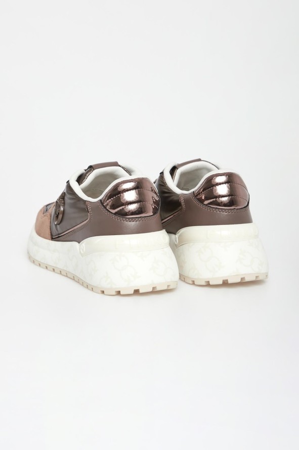 Sneakersy damskie skórzane Gem 07 PINKO