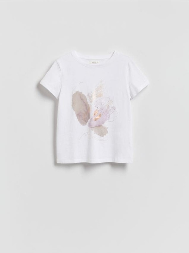 T-shirt z nadrukiem - biały