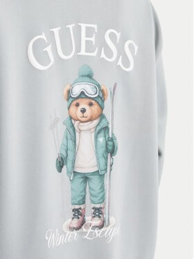 Guess Bluza V6BQ17 K6354 Zielony Oversize