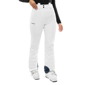 Damskie spodnie narciarskie retro Siroko Zeitlos-W White