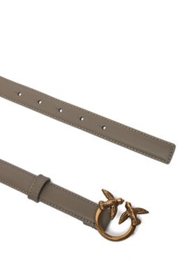 PINKO Pasek Damski Love Berry H2 Belt AI 25-26 PLT01 100143 A0F1 Szary