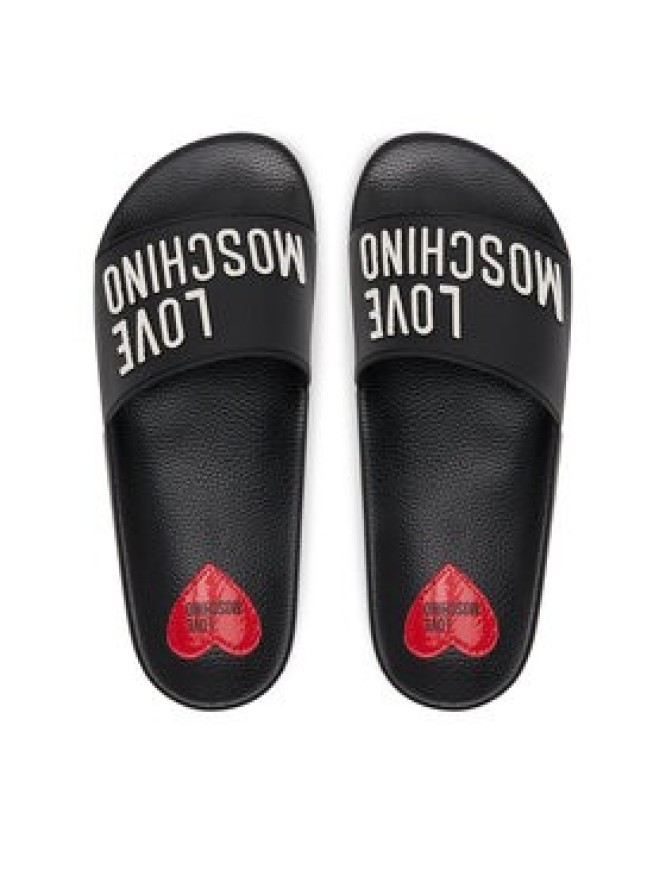 LOVE MOSCHINO Klapki JA28052G0MI14000 Czarny