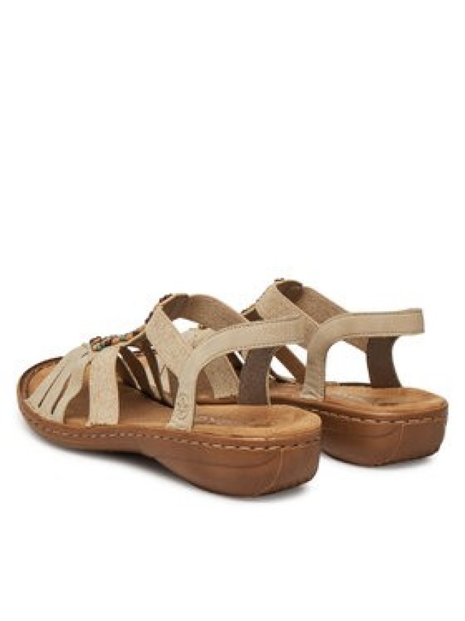 Rieker Sandały 60851-62 Beżowy