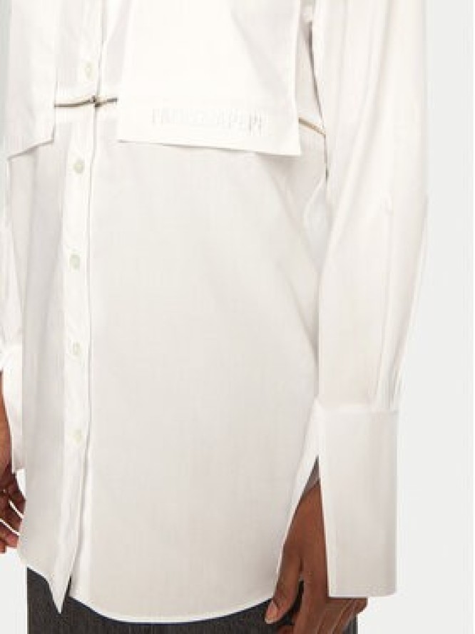 Patrizia Pepe Koszula 8C0737/AH74-W103 Biały Regular Fit