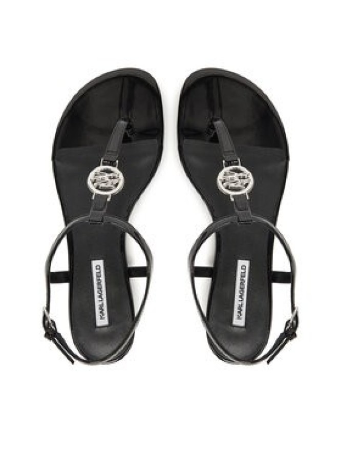 KARL LAGERFELD Sandały KL82515 Czarny