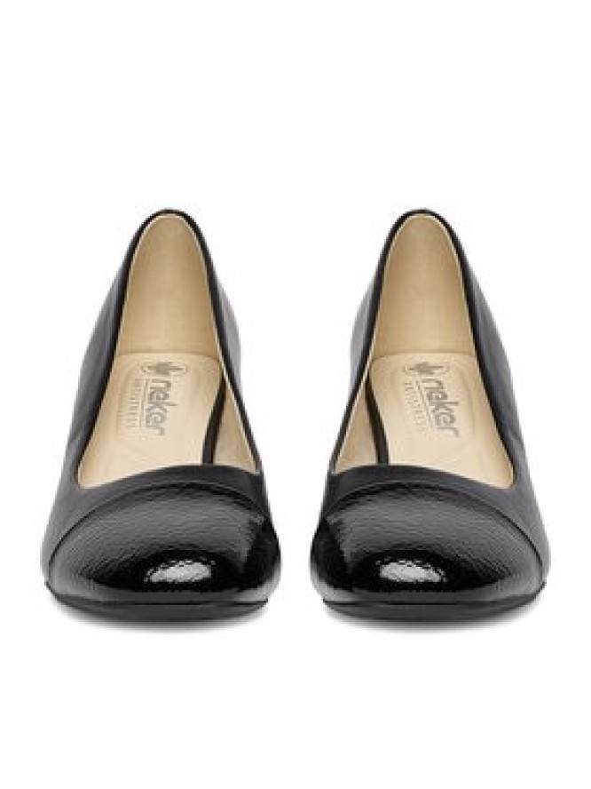 Rieker Czółenka 44760-00 Czarny