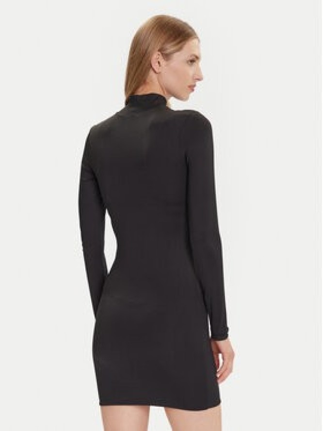 Tommy Jeans Sukienka codzienna Silver Script DW0DW21504 Czarny Slim Fit