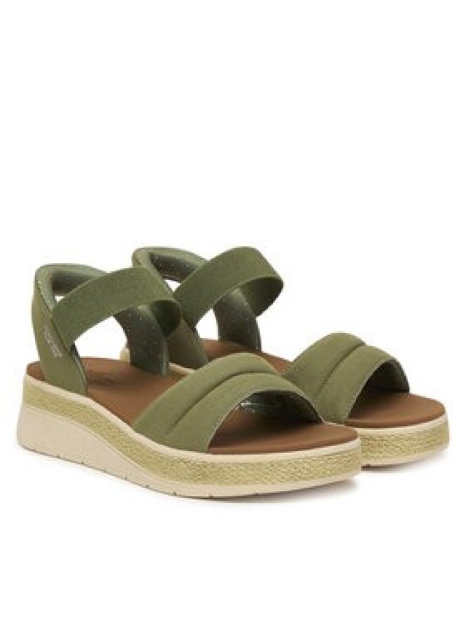 Skechers Sandały BOBS Sun Ray 114413/OLV Zielony