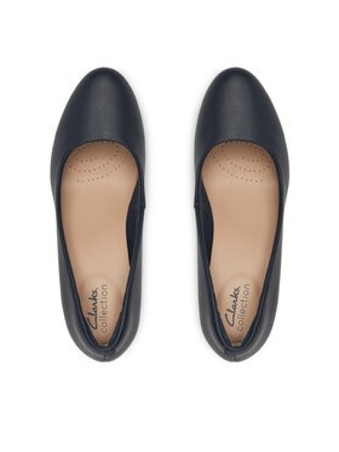 Clarks Czółenka Ambyr Joy 261626674 Granatowy