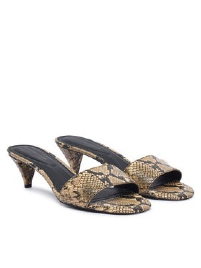 Tommy Hilfiger Klapki Th Mid Mule FW0FW09429 Beżowy