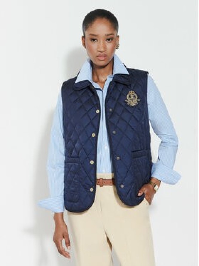 LAUREN RALPH LAUREN Bezrękawnik 297P10887001 Granatowy Regular Fit