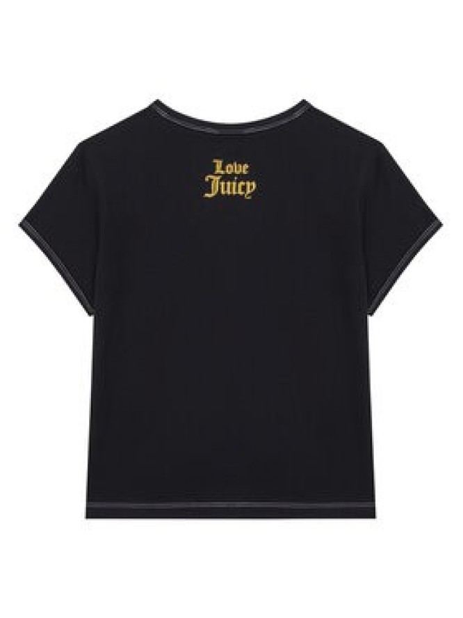 Juicy Couture T-Shirt JCNCT225460 Czarny Regular Fit