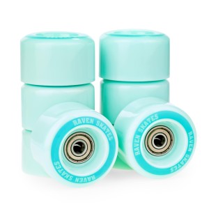 Kółka + Łożyska do wrotek Raven Elle Mint 8szt