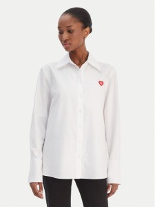 HUGO Koszula Erselia 50556398 Biały Regular Fit