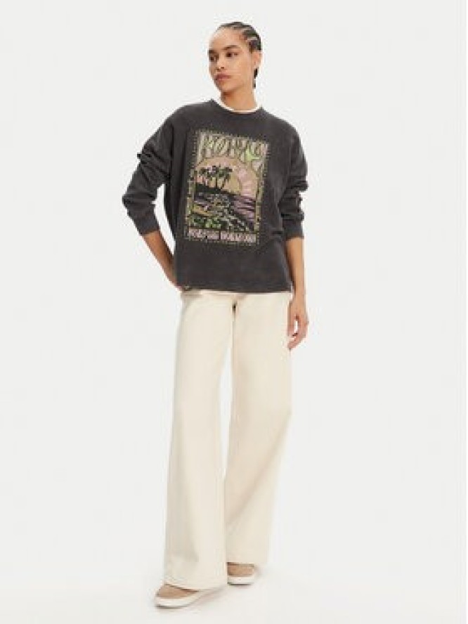 Roxy Bluza ERJKT04276 Szary Relaxed Fit