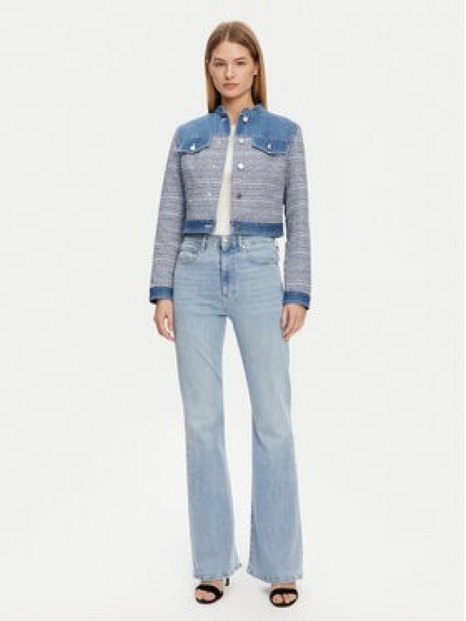 Guess Kurtka jeansowa W5GL23 WH610 Niebieski Regular Fit