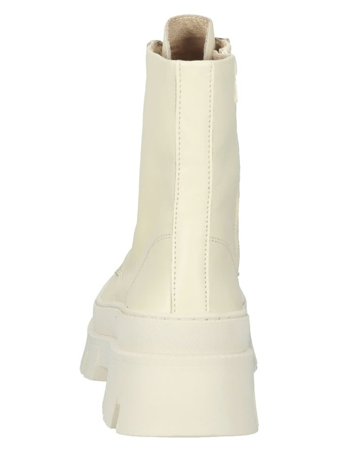 Steve Madden Skórzane botki w kolorze kremowym rozmiar: 39