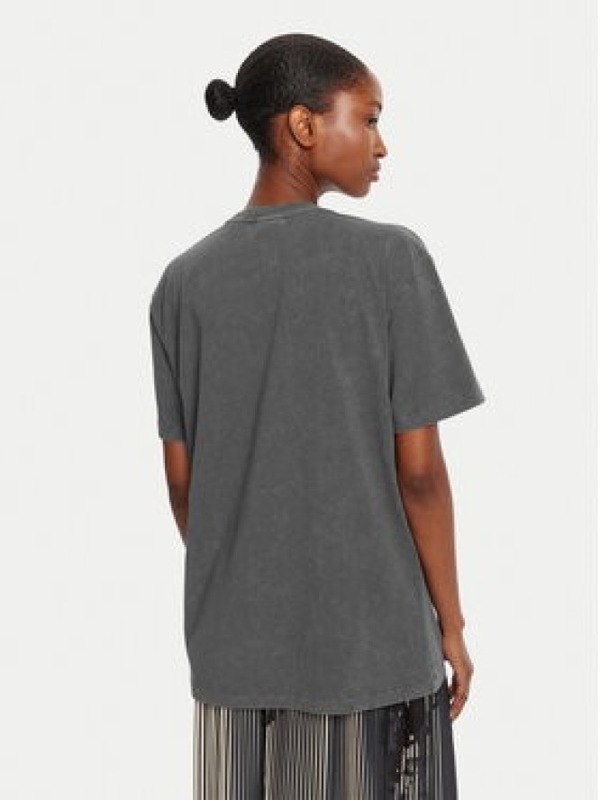 Desigual T-Shirt Budapest 25WWTK47 Szary Regular Fit