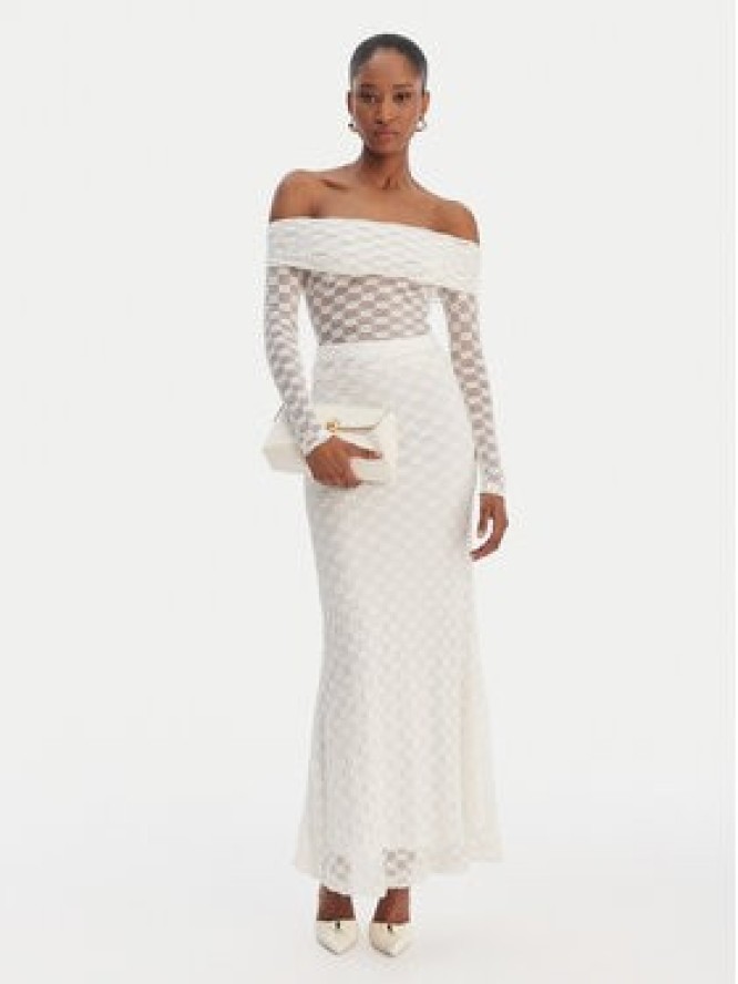 Bardot Bluzka 59742TB Biały Regular Fit