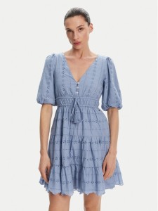 Pepe Jeans Sukienka letnia Day PL953694 Błękitny Regular Fit