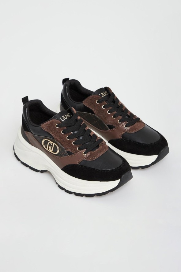 Sneakersy damskie skórzane LIU JO