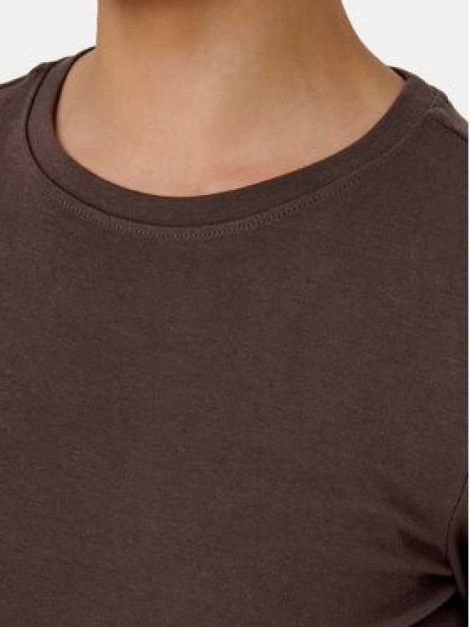 ONLY Bluzka Riley 15323159 Brązowy Slim Fit