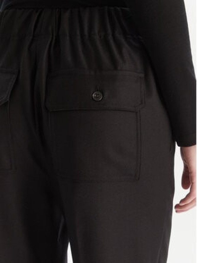 Weekend Max Mara Spodnie materiałowe Hataley 2525136022 Czarny Regular Fit