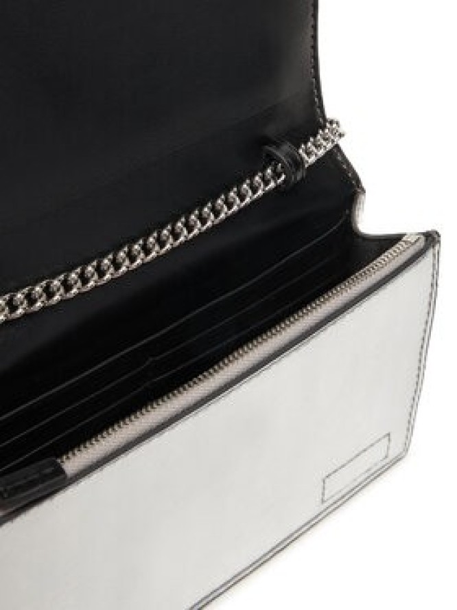 Calvin Klein Torebka Ck Metallic Wallet On Chain LV04F3320G Srebrny