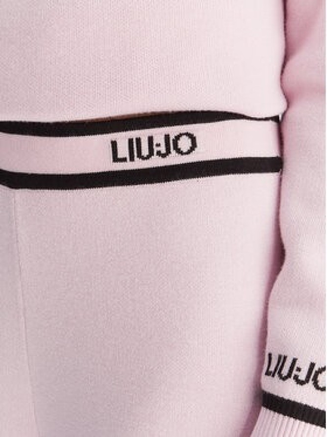 Liu Jo Sport Spodnie dzianinowe TF5252 MS59L Różowy Relaxed Fit