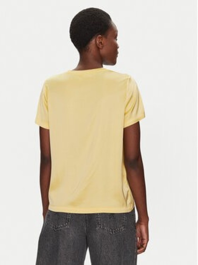 ViCOLO Bluzka TD0007 Żółty Relaxed Fit