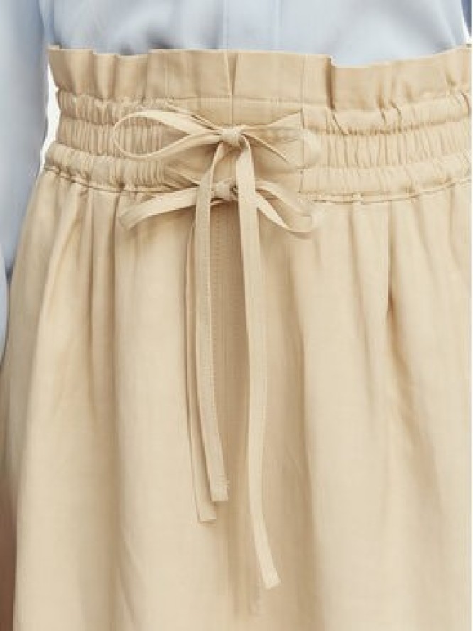 BOSS Spódnica trapezowa C_Vakola 50558615 Beżowy Regular Fit