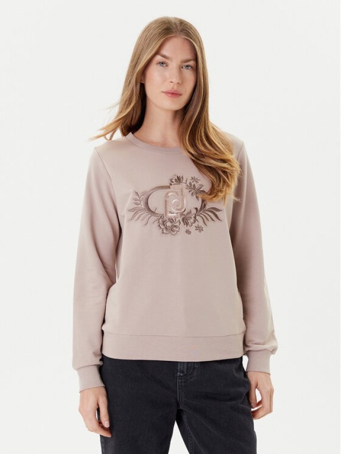 Liu Jo Sport Bluza TF5097 FS090 Beżowy Regular Fit