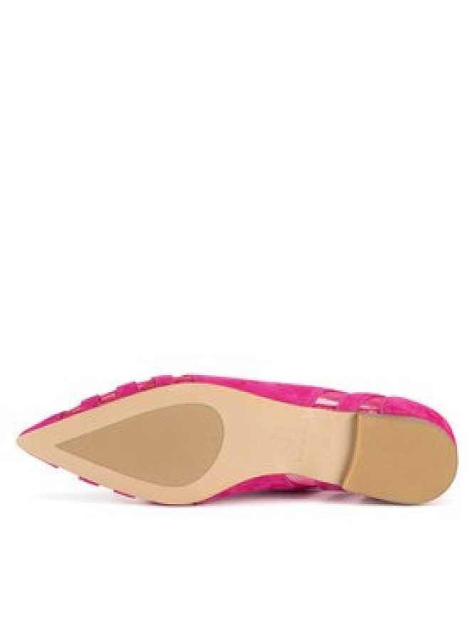 Eva Minge Baleriny LUCY-V1166-08-1 Różowy