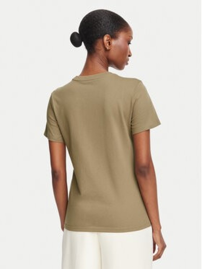 The North Face T-Shirt Evolution Simple Dome Slm NF0A8FX7 Brązowy jasny Regular Fit