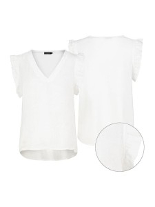 Eight2Nine Bluzka w kolorze białym rozmiar: L/XL